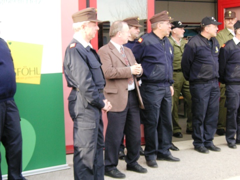 OBR Harauer, Bürgermeister Karl Simlinger, BR Braun, HV Ramssl