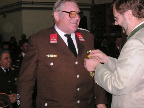 Walter Knödlstorfer, FF Gföhl - 40 Jahre FF-Mitglied