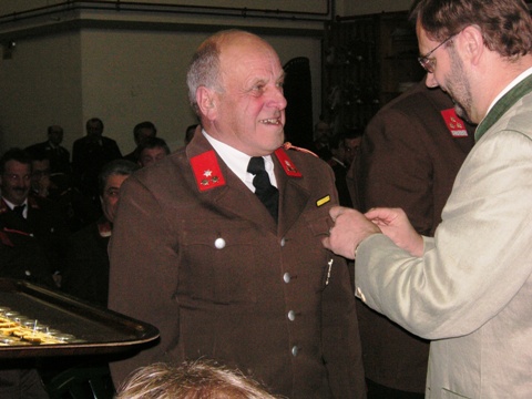 Josef Tiefenbacher, FF Gföhl - 40 Jahre FF-Mitglied