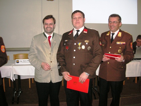 LM Stefan Riegler, FF Gföhl - Verdienstzeichen 3. Klasse des NÖ LFVB