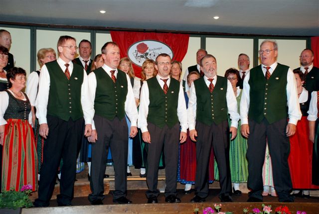 Auch das Fischinger Männerquintett steuerte bei diesem Konzert einige Lieder bei