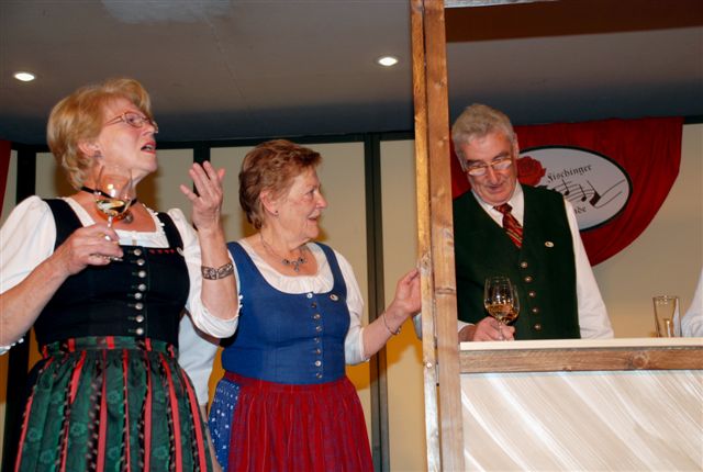 Es wurde gesungen und gesungen und gesungen, ob richtig oder falsch